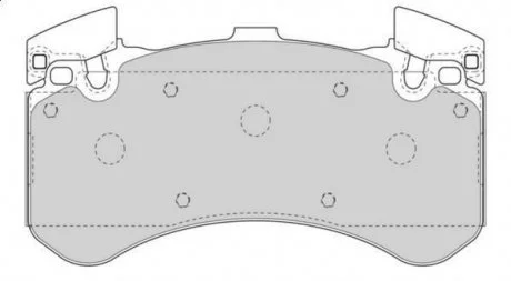 Колодки гальмівні AUDI A6 / A7 / S6 / S7 2010-> Jurid 573649J