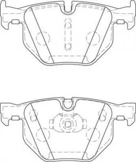 Тормозные колодки задн. BMW E90 E60 E70 2,0-3,0 Jurid 573744J