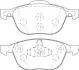 FORD Тормозные колодки передн.C-Max,Focus II,III,Kuga I,II Mazda 3,5,Volvo 03- Jurid 573753J (фото 1)