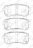 Гальмівні колодки задн. Kia Ceed, Rio, Hyundai Accent Jurid 573757J (фото 1)