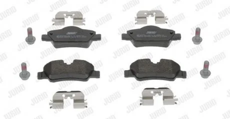 Тормозные колодки задние MINI Cooper, S, D, One Jurid 573763J