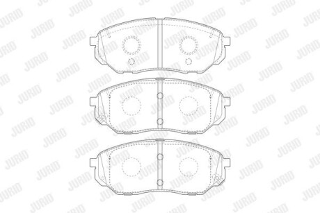 Гальмівні колодки Jurid 573782J