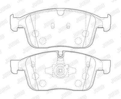 Гальмівні колодки Jurid 573808J