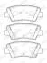 Гальмівні колодки 573816J