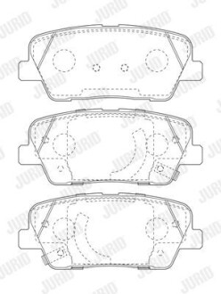 Гальмівні колодки Jurid 573823J
