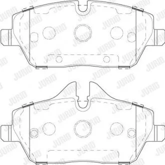 Тормозные колодки Bmw I3 (08/2013 ->) Jurid 573841J