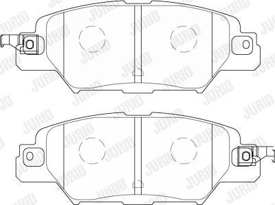 Тормозные колодки Fiat 124 Spider (03/2016 ->); Mazda CX-5(KE, GH); MX-5 IV (ND) (01/2015 ->) Jurid 573858J