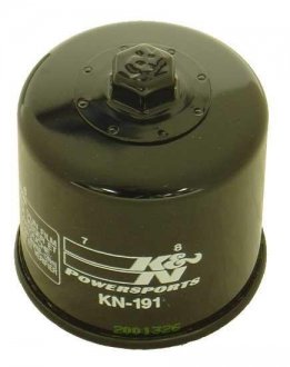 Масляний фільтр для мотоциклів K&N KN-191 (фото 1)