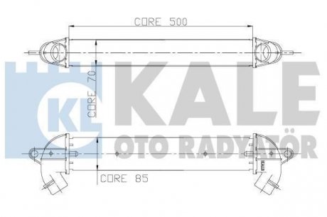 FIAT Интеркулер Doblo 1.3/1.9JTD 01- KALE 157000