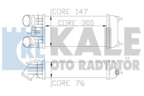 CITROEN Интеркулер C-Elysee,C3 Aircross,C3 II,III,C3 Picasso,Cactus,DS3,Peugeot 301,208,2008 1.2/1.6HDI KALE 344600