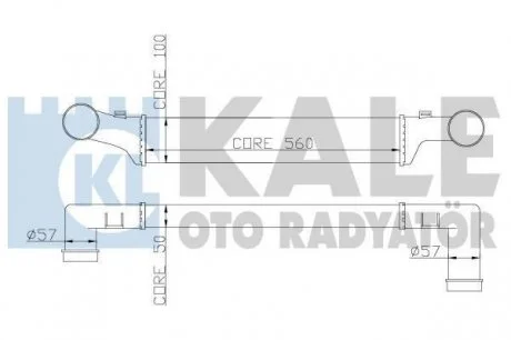 DB Интеркулер W210 2.0/2.9TD KALE 347400