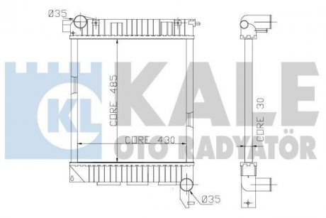 LANDROVER Радиатор охлаждения Freelander 2.0DI 98- KALE 359400 (фото 1)