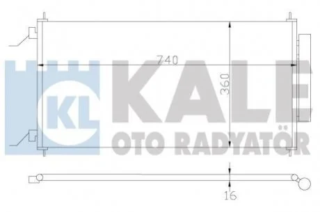 Радиатор кондиционера Honda Cr-V Iii Condenser OTO RADYATOR KALE 380700 (фото 1)