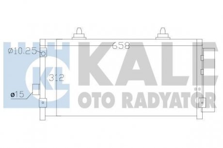 Радиатор кондиционера Subaru Forester, Impreza, Xv OTO RADYATOR KALE 389500 (фото 1)