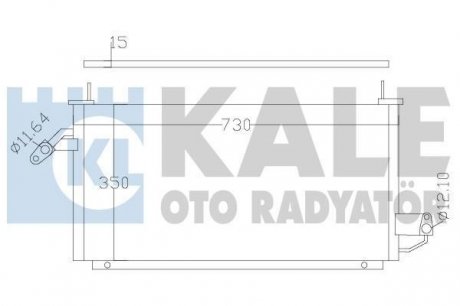 SUBARU Радиатор кондиционера Forester 97- KALE 389800