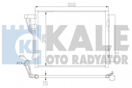 Радиатор кондиционера Hyundai I30, Kia CeeD, CeeD Sw, Pro CeeD OTO RADYATOR KALE 391600 (фото 1)