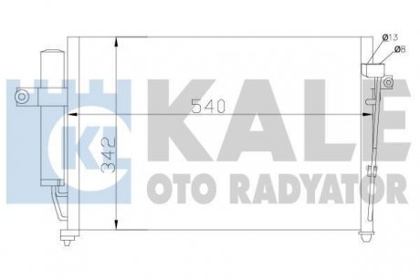 Радиатор кондиционера Hyundai Getz OTO RADYATOR KALE 391700 (фото 1)