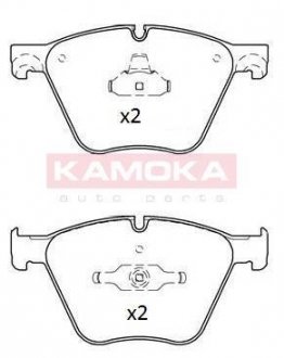 Комплект тормозных колодок, дисковый тормоз KAMOKA JQ101245 (фото 1)