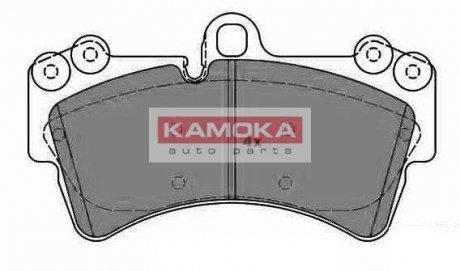 Комплект тормозных колодок, дисковый тормоз KAMOKA JQ1013252 (фото 1)