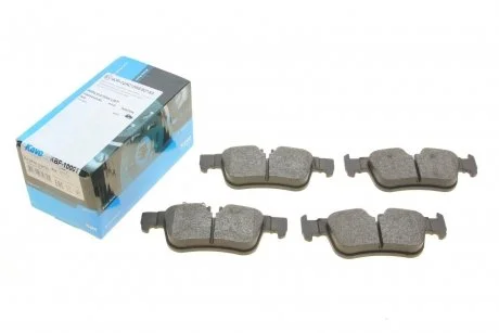 Фото 1 - комплект колодок гальмівних KAVO KBP-10001 Комплект колодок гальмівних KAVO KBP-10001 (фото 1)