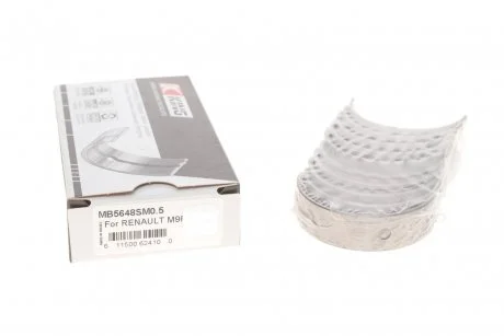 Вкладыши коренные комплект RENAULT M9R King MB5648SM0.5