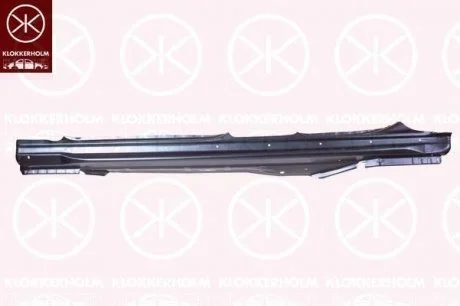 Підніжка, порог двері, ремонтна панель KLOKKERHOLM 9539011