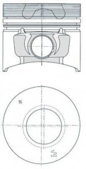 Поршень KOLBENSCHMIDT 40773600