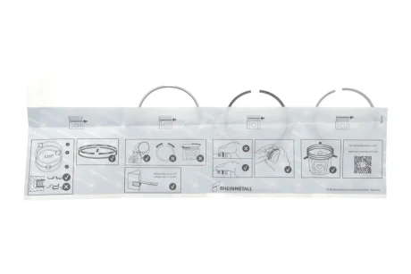 Кільця поршневі KOLBENSCHMIDT 800124710000