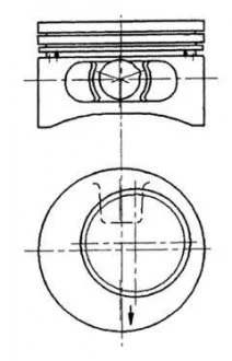 Поршень OPEL 87.0 2.0I C20NE (KS) KOLBENSCHMIDT 92123620