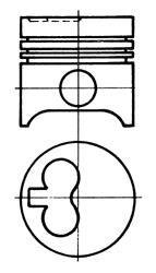 Поршень двигуна KOLBENSCHMIDT 92598640