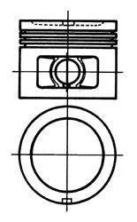 Поршень двигуна VOLVO 92,00 KOLBENSCHMIDT 92776600