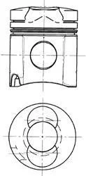 Поршень двигателя KOLBENSCHMIDT 94452600
