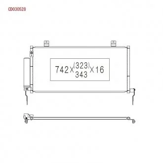 Радиатор кондиционера GALANT KOYORAD CD030528
