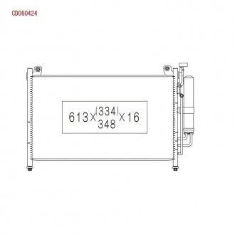 Радиатор кондиционера MAZDA 2 KOYORAD CD060424