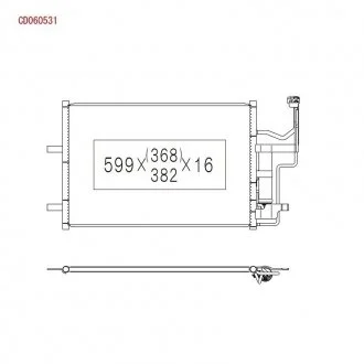Радиатор кондиционера MAZDA 3/5 KOYORAD CD060531