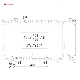 Радиатор KOYORAD PL811803