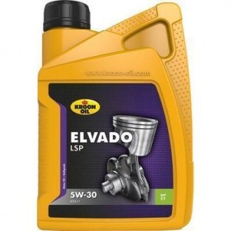 Масло моторное Elvado LSP 5W-30 (1 л) KROON OIL 33482