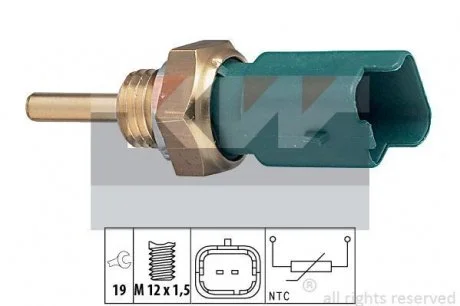 Датчик температуры охл. жидкости, 1.3-1.9 KW 530261