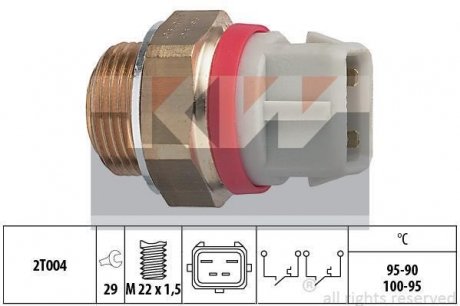 Термовыключатель вентилятора радиатора KW 550682 (фото 1)
