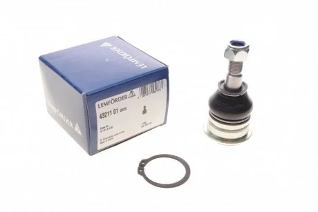Фото шарнір незалежної підвіски / поворотного важеля LEMFORDER 43211 01 Шарнір незалежної підвіски / поворотного важеля LEMFORDER 43211 01
