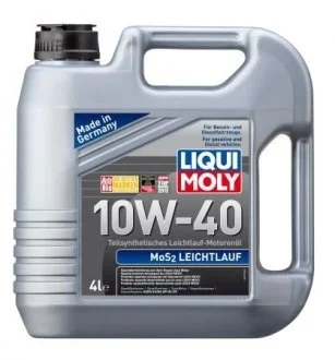 Масло моторное MoS2 Leichtlauf 10W-40 (4 л) LIQUI MOLY 1917