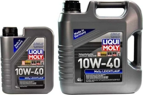 Масло моторное MoS2 Leichtlauf 10W-40 (1 л) LIQUI MOLY 1930