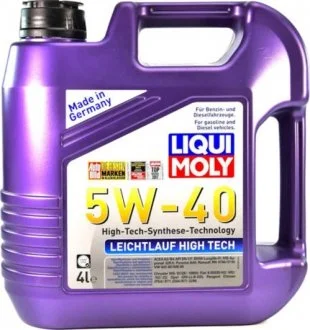 Масло моторное Leichtlauf High Tech 5W-40 (4 л) LIQUI MOLY 2595