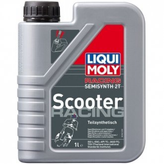 ОЛИВА МОТОРНА НАПІВСИНТ. 2-ТАКТНА MOTORBIKE 2T SEMISYNTH SCOOTER STREET 1Л LIQUI MOLY 3983