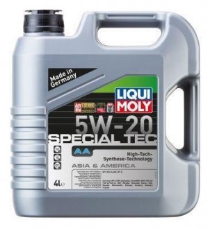 Моторна олива Special Tec AA 5W-20, 4л LIQUI MOLY 7658 (фото 1)