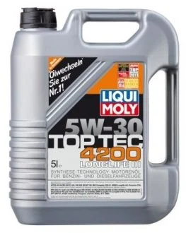 Масло моторное Top Tec 4200 5W-30 (5 л) LIQUI MOLY 7661