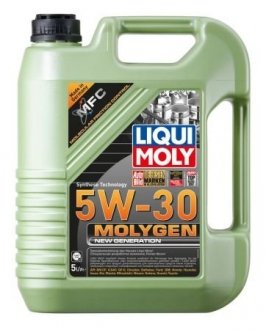 Олія моторна Molygen New Generation 5W-30 (5 л) LIQUI MOLY 9043 (фото 1)