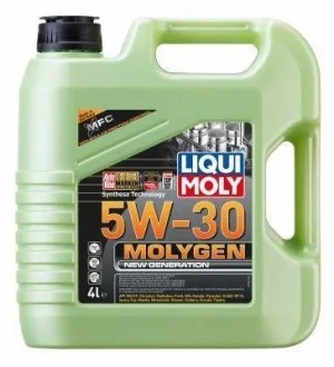 LM 4л Molygen New Generation 5W-30 НС-синтетичне моторне масло (для азійських і американських авто) API SN, ILSAC GF-5 LIQUI MOLY 9089