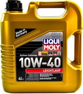 Олія моторна Leichtlauf 10W-40 (4 л) LIQUI MOLY 9501 (фото 1)