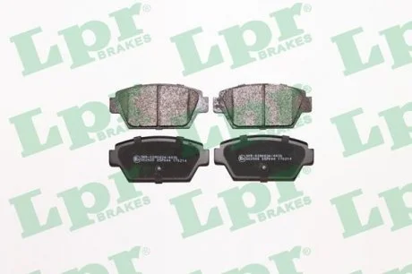 Тормозные колодки дисковые LPR 05P044